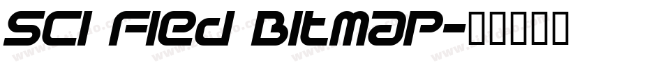 Sci Fied Bitmap字体转换